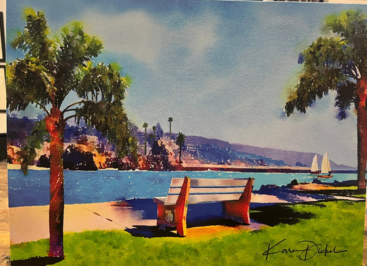 Karen Dickel West Jetty View 18x24 Canvas